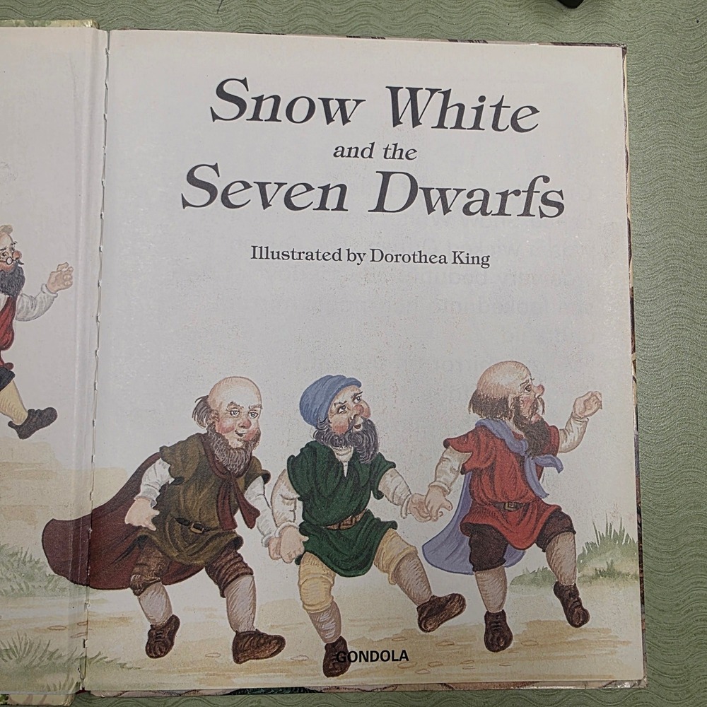 Snow White and the Seven Dwarfs Read-A-Tale Brimax Books 1990 Dorothea King - Picture 3 of 7